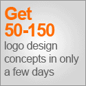 GET 50-150 logo design concepts in a few days